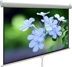 Electric Wall Mount Projection Screen 84*84 inches