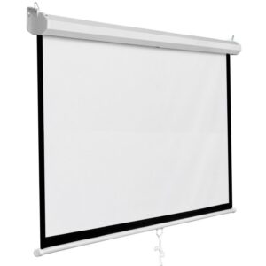 Manual Wall Mount Projection Screens 96*96 inches